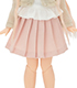 PNM145【1/6サイズドール用】PNMレザーベルトプリーツスカート AZONE/Pureneemo Original Costume/PNM145【1/6サイズドール用】PNMレザーベルトプリーツスカート