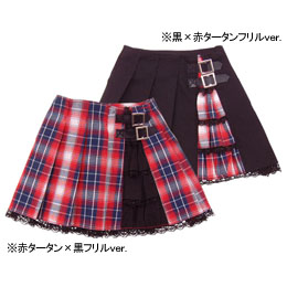SAR058 60cmドール用サイドベルトチェックスカート [60