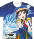 ラブライブ！/ラブライブ！サンシャイン!!/松浦果南フルグラフィックTシャツ HAPPY PARTY TRAIN Ver.