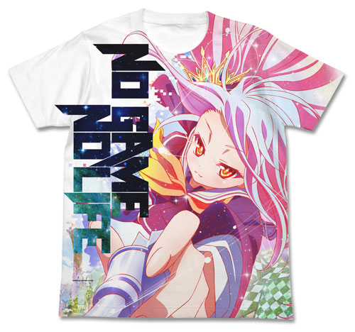 白 フルグラフィックtシャツ ノーゲーム ノーライフ 二次元キャラクターグッズ製作販売の二次元コスパ Nijigencospa Cospa Inc