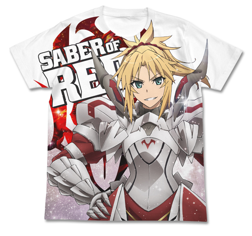 赤のセイバー フルグラフィックtシャツ Fate Apocrypha キャラクターグッズ販売のジーストア Gee Store