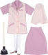 AZONE/Works/AWK013-PLP ドール用 清掃員服set/ピンク×うすピンク[アゾンドールコレクション]
