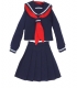 AZONE/Basic Selection/POC016-NNV 【25ｃｍドール用】 セーラー服set/紺×紺[アゾンドールコレクション]
