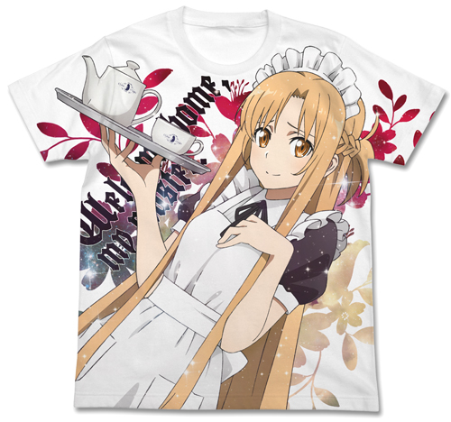 ユウキの管理番号79SAO ソードアート　限定Tシャツ　キリト　アスナ