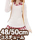 FAR225【48/50cmドール用】50 ふんわりチェックフリルワンピ AZONE/50 Collection/FAR225【48/50cmドール用】50 ふんわりチェックフリルワンピ