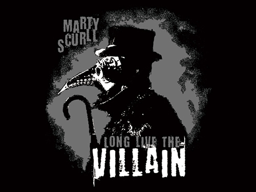 マーティー・スカル「LONG LIVE THE VILLAIN」Tシャツ [新日本プロレス 