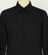 メーカーオリジナル/COSPATIOオリジナル/センターラインシャツ（ポケットなし）/黒