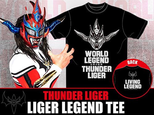 獣神サンダー・ライガー「LEGEND」Tシャツ [新日本プロレス