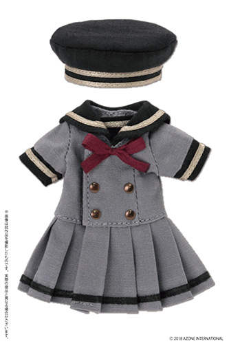 PIC215【1/12サイズドール用】1/12 ピコDギムナジウムセーラーワンピ 