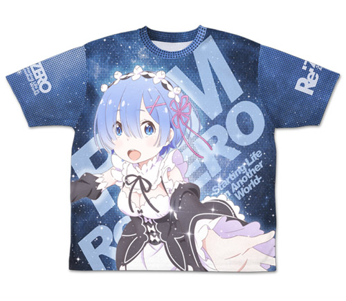 レム 両面フルグラフィックTシャツ [Re:ゼロから始める異世界生活