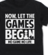 さあゲームを始めようメッセージ Tシャツ