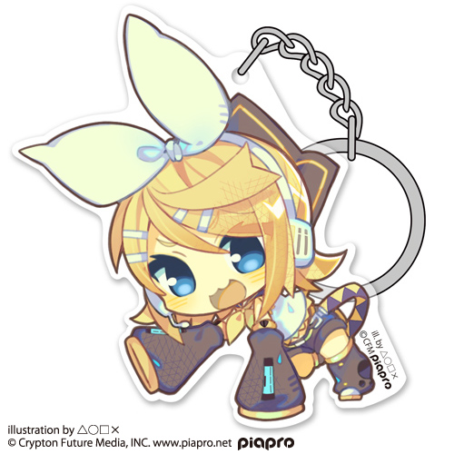 鏡音リン アクリルつままれキーホルダー 鏡音リン キャラクターグッズ販売のジーストア Gee Store