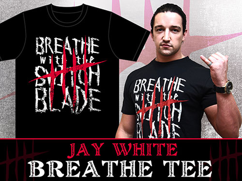 ジェイ・ホワイト「BREATHE」Tシャツ [新日本プロレスリング