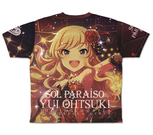 ソル パライソ 大槻唯 両面フルグラフィックtシャツ アイドルマスター シンデレラガールズ 二次元キャラクターグッズ製作販売の二次元コスパ Nijigencospa Cospa Inc