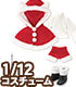PIC249【1/12サイズドール用】1/12 ピコDねこみみサンタセット AZONE/ピコニーモコスチューム/PIC249【1/12サイズドール用】1/12 ピコDねこみみサンタセット