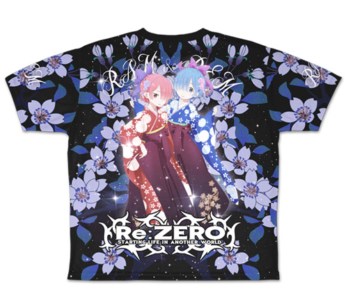 レム＆ラム両面 フルグラフィックTシャツ [Re:ゼロから始める異世界