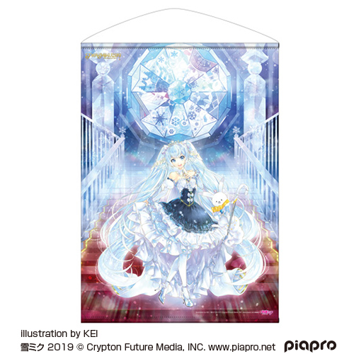 初音ミク B2タペストリー Snow Miku 19 Kei Ver Snow Miku 19 キャラクターグッズ アパレル製作販売のコスパ Cospa Cospa Inc