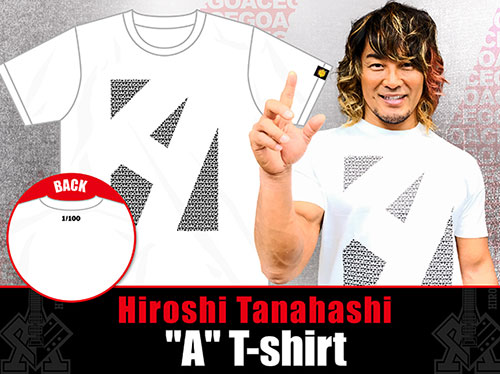 棚橋弘至「A」Tシャツ（ブラック） [新日本プロレスリング