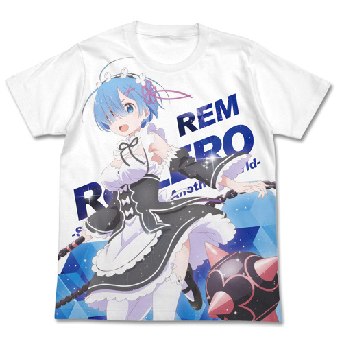 レムとモーニングスター フルグラフィックTシャツ [Re:ゼロから始める