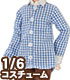 ALB200【1/6サイズドール用】PNXSギンガムチェックシャツ AZONE/Pureneemo Original Costume/ALB200【1/6サイズドール用】PNXSギンガムチェックシャツ