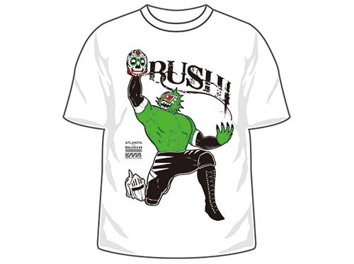 キン肉マンコラボ BUSHI×アトランティス Tシャツ [新日本 キン肉マンコラボ BUSHI×アトランティス Tシャツ [新日本
