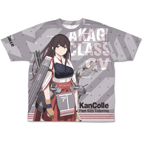 赤城改二 両面フルグラフィックtシャツ 艦隊これくしょん 艦これ 二次元キャラクターグッズ製作販売の二次元コスパ Nijigencospa Cospa Inc