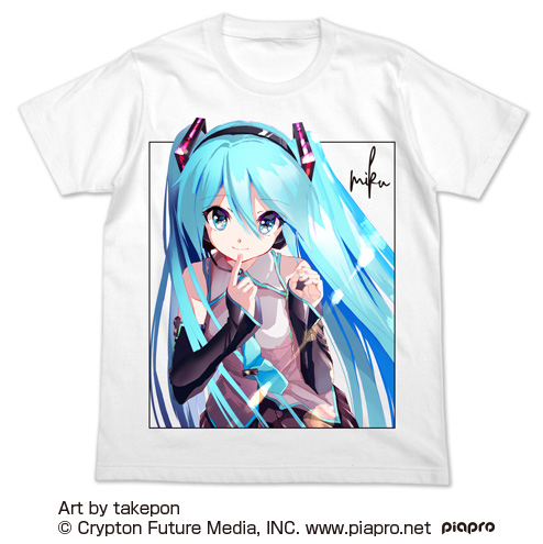 初音ミク フルカラーTシャツ takeponVer. [初音ミク] | キャラクター