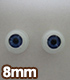 オビツ製作所/Obitsu Body/EY08-G グラスティックアイ 8mm