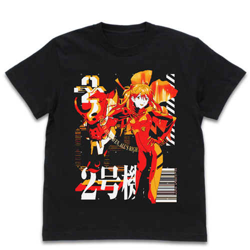 エヴァ2号機 アシッドグラフィックスTシャツ [EVANGELION