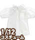 PIC309-WHT【1/12サイズドール用】1/12 半袖..