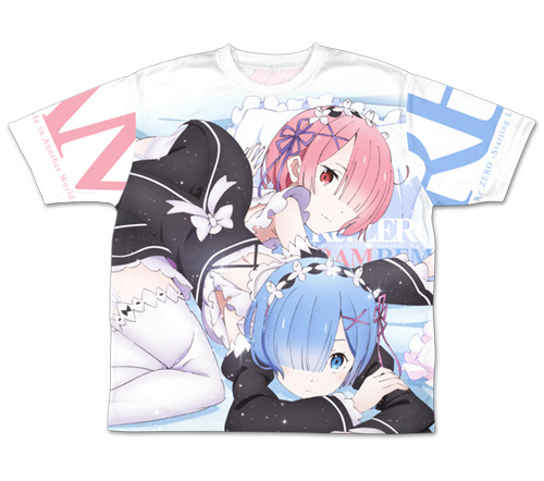 ☆限定☆レム＆ラム 冷感両面フルグラフィックTシャツ [Re:ゼロから