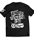 新日本プロレスリング/新日本プロレスリング/L・I・J「CINCO」Tシャツ（ブラック×ホワイト）