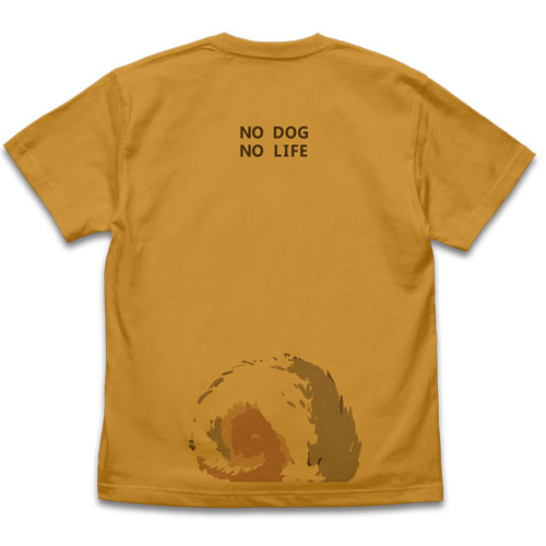 《USA》キャラクター 犬 探偵 Tシャツ オレンジ メンズXL