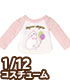 AZONE/ピコニーモコスチューム/PIC330【1/12サイズドール用】1/12 にゃんこラグランTシャツ