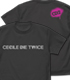 CECILE DIE TWICE ロゴTシャツ