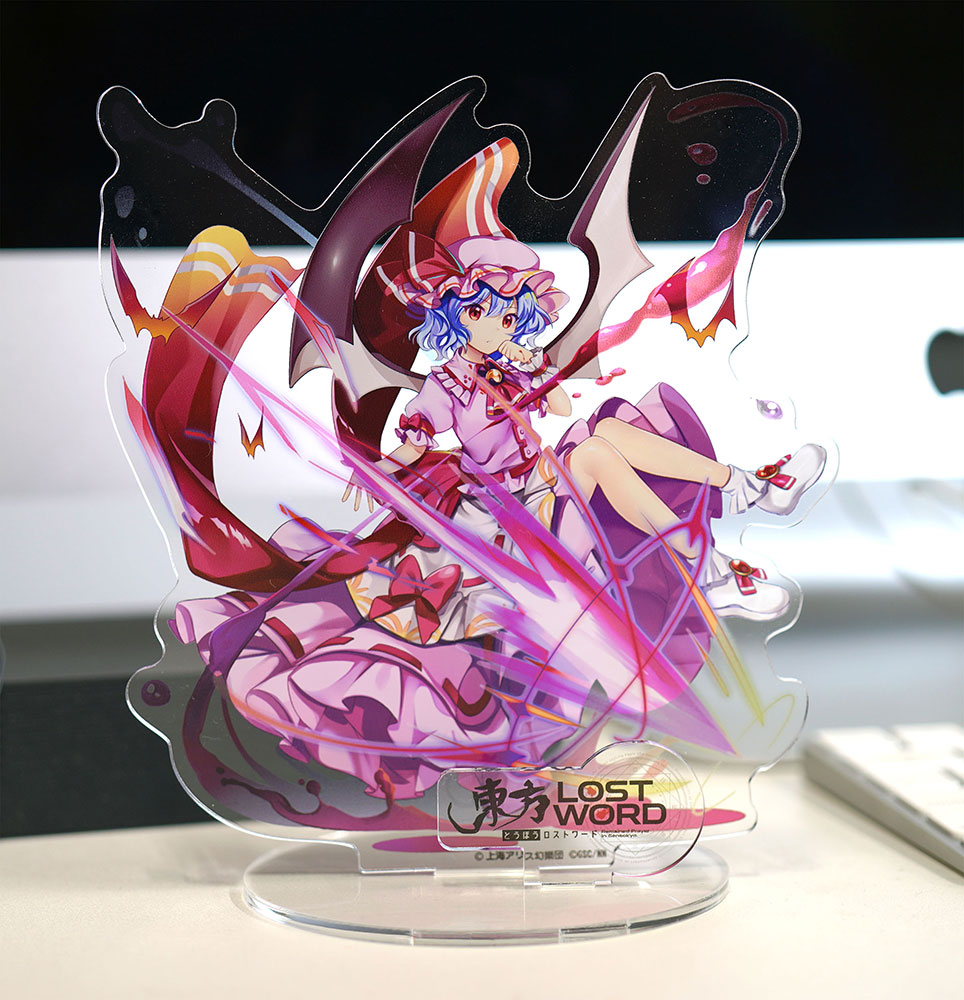 東方lostword アクリルフィギュア 006 レミリア スカーレット 東方lostword キャラクターグッズ販売のジーストア Gee Store