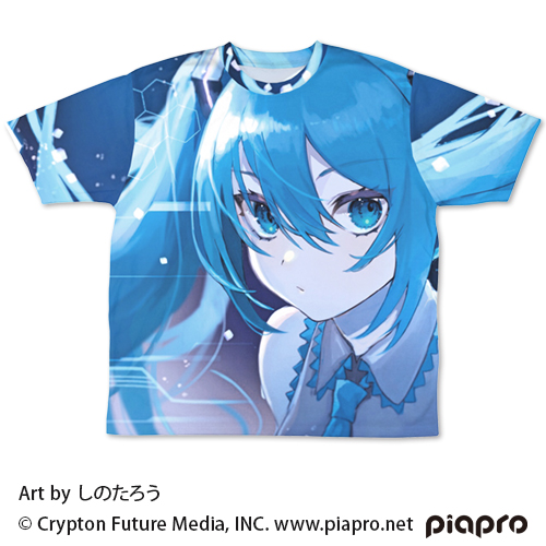 VOCALOID 初音ミク 雪ミク フルグラフィックTシャツ Mサイズ