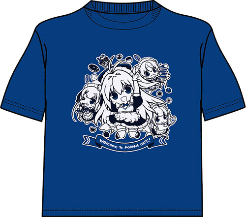 あおかなヒロインSDメイドTシャツ / ロイヤルブルー [蒼の彼方の