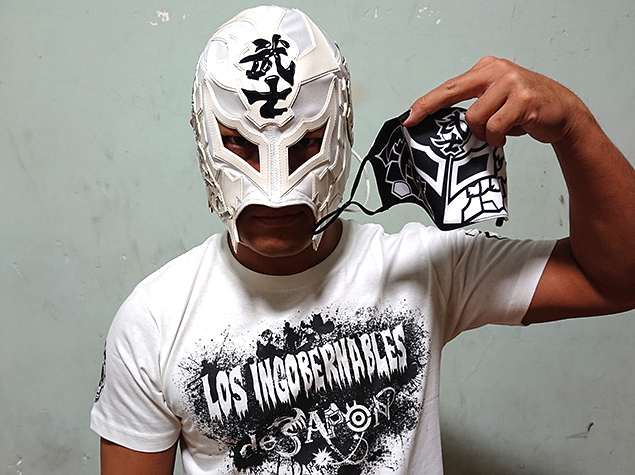 新日本プロレス BUSHI 試合着用 マスク