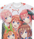 五等分の花嫁/五等分の花嫁∬/五等分の花嫁∬ フルグラフィックTシャツ