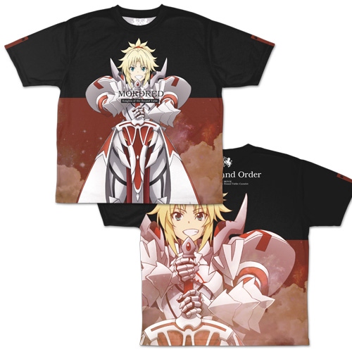 Fgoキャメロット モードレッド 両面フルグラフィックtシャツ 劇場版 Fate Grand Order 神聖円卓領域キャメロット キャラクターグッズ販売のジーストア Gee Store