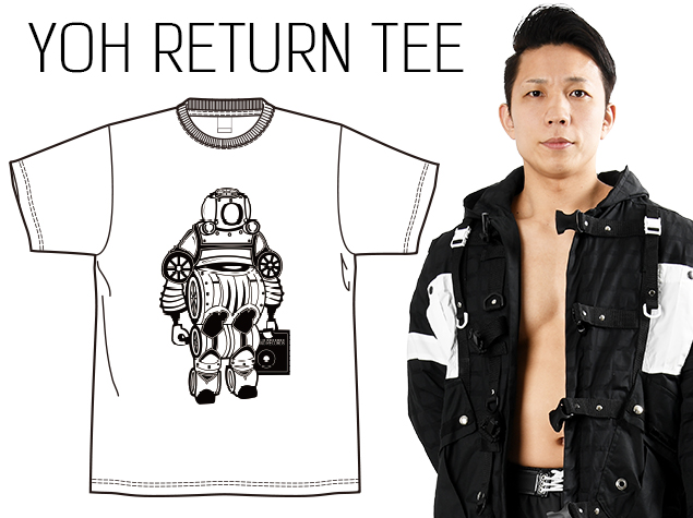 YOH「帰還」TEE [新日本プロレスリング] | キャラクターグッズ販売の