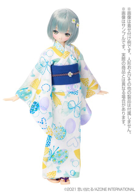 POC515【1/6サイズドール用】PNS 浴衣set～花とリボン