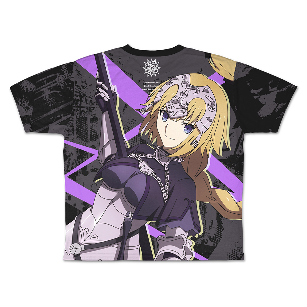 限定 Fgoソロモン ジャンヌ ダルク 両面フルグラフィックtシャツ Fate Grand Order 終局特異点 冠位時間神殿ソロモン キャラクターグッズ販売のジーストア Gee Store