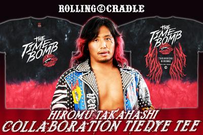 新日本プロレスリング/新日本プロレスリング/高橋ヒロム×ROLLING CRADLE コラボ Tie Dye Tシャツ