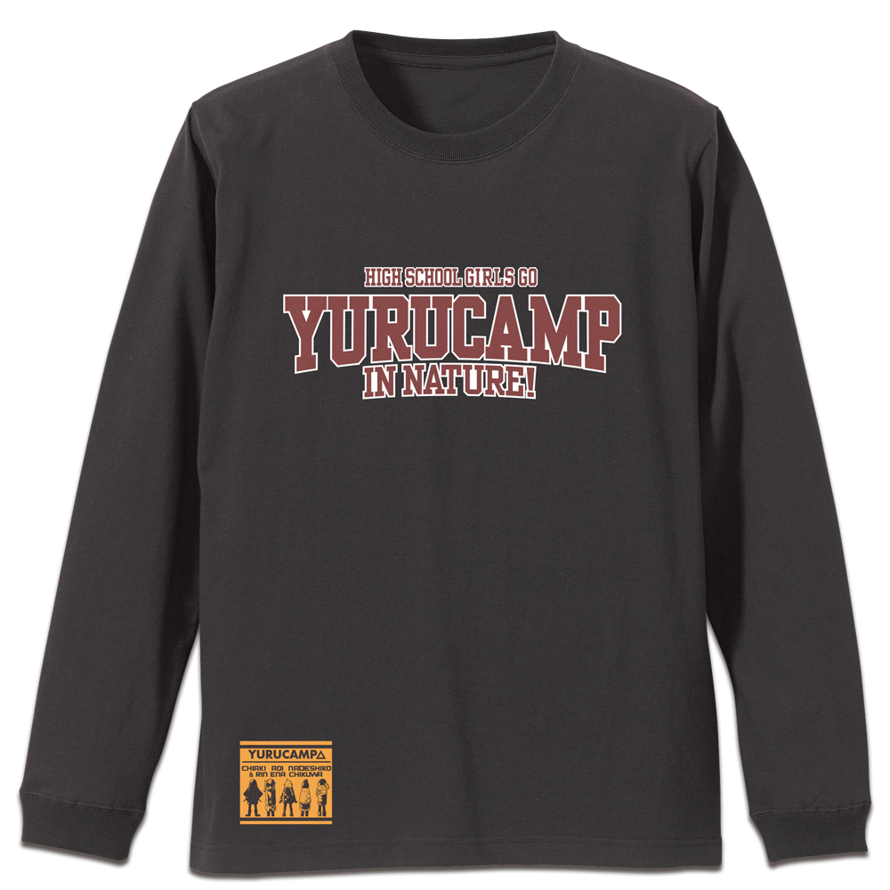 YURUCAMP△ 袖リブロングスリーブTシャツ