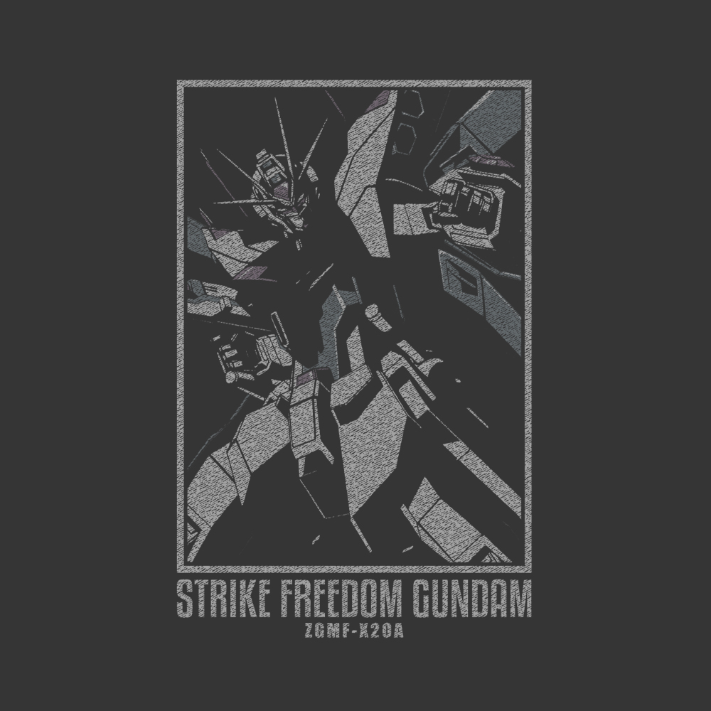 ストライクフリーダムガンダム Tシャツ [機動戦士ガンダムSEED DESTINY