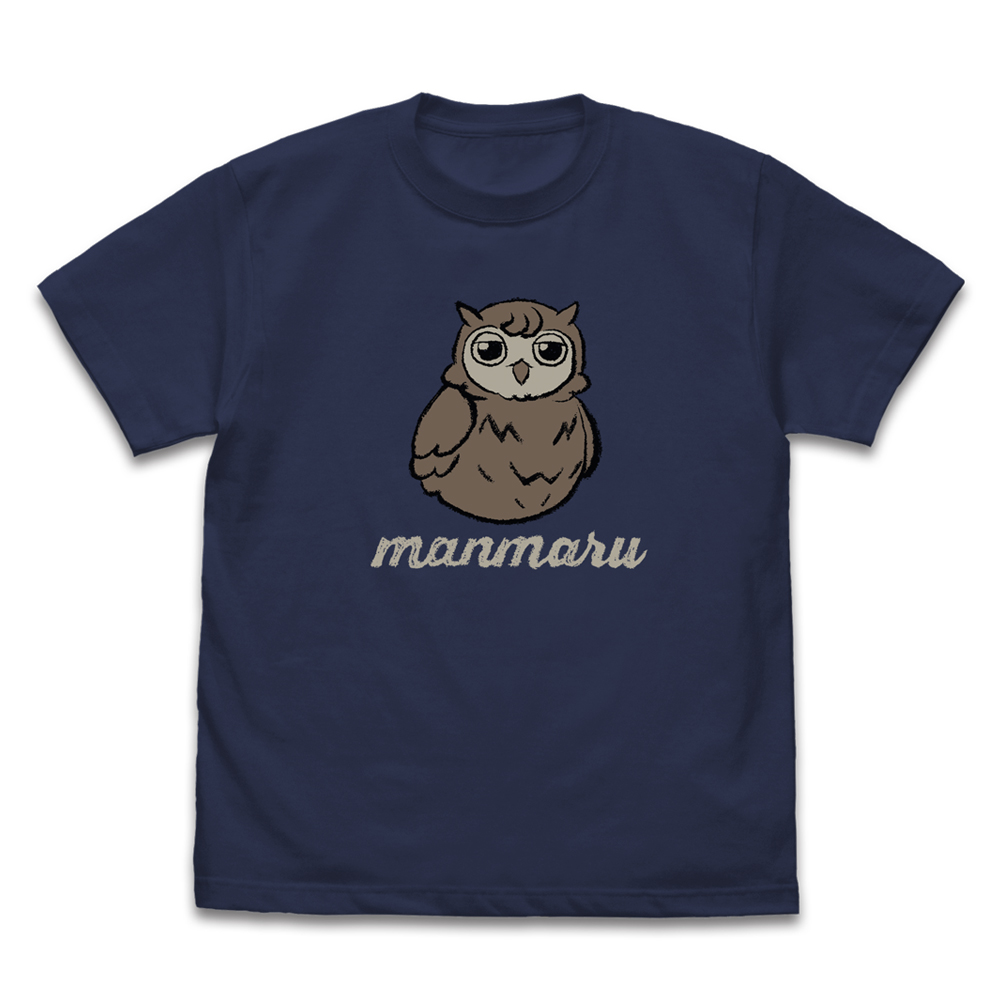 マンマル 手描き風Tシャツ