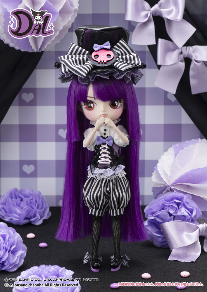 スーパーセール 50％（福袋 × DAL（ダル）／Kuromi DAL doll（クロミ×ダル Collaboration プーリップ