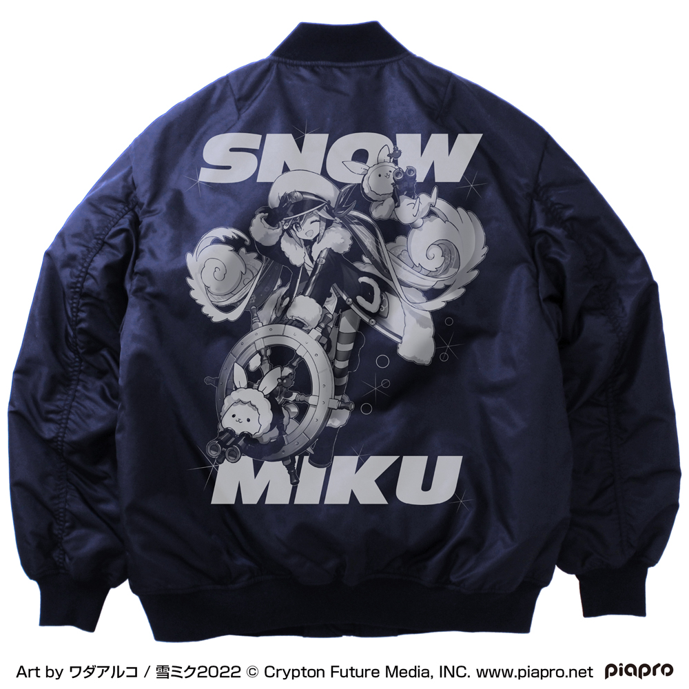 ★限定★初音ミク MA-1 ジャケット SNOW MIKU 2022 Ver.